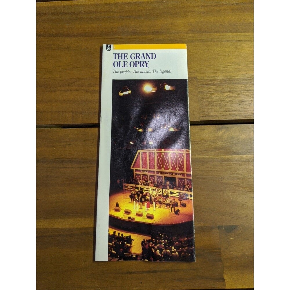 Vintage The Grand Ole Opry Brochure